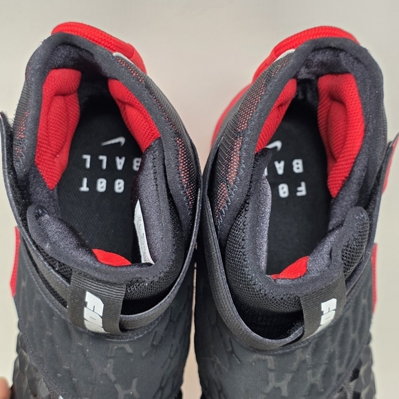 Nike Force Savage Elite 2 Football Cleats Red Black Men's Size 17 BV3962-002 New - Picture 9 of 10